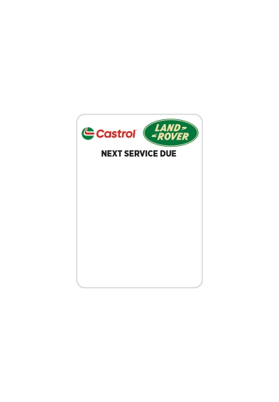 Land Rover Next Service Due Labels - 1000/pk for SmartPrint/Godex