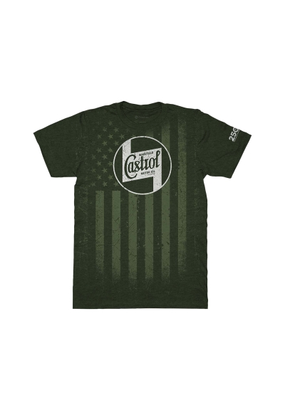 Patriotic Tee Pre-sell Forest Heather