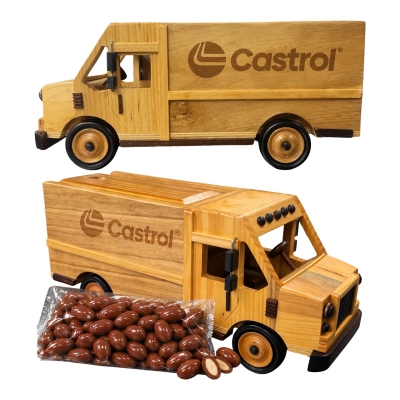Collector’s Wooden Van with Holiday Sweets