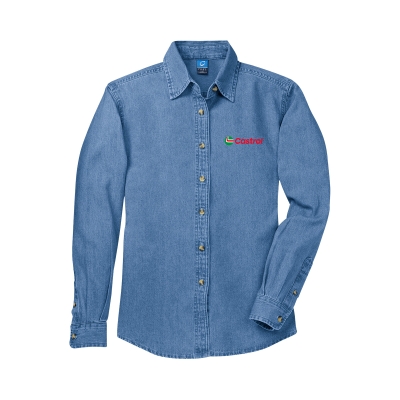 Castrol® Women's Long Sleeve Value Denim Shirt