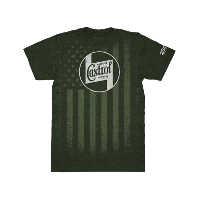 Patriotic Tee Pre-sell Forest Heather
