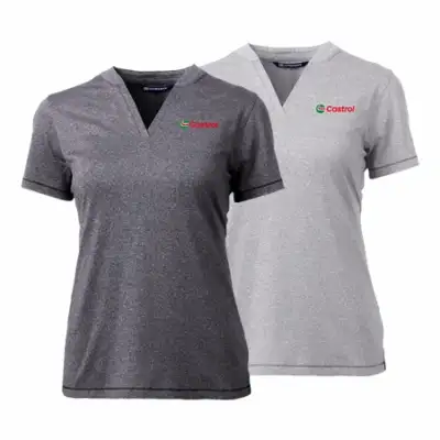 Castrol® Women's Heathered Stretch Blade Top