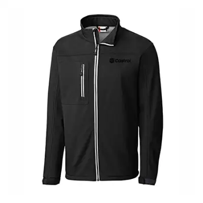 Castrol® Men's Telemark Eco Stretch Softshell Full Zip Jacket