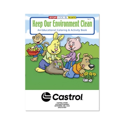 Castrol® Coloring Book and Crayon Set - Keep Our E