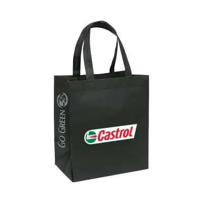 Castrol® Eco-friendly Black Tote - Pack of 10
