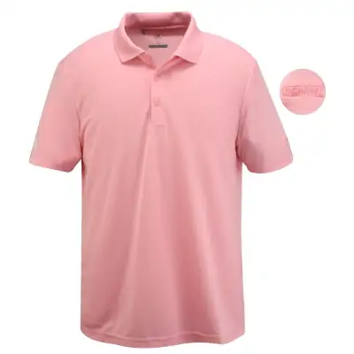 Castrol Men's Wear Pink Polo - Small