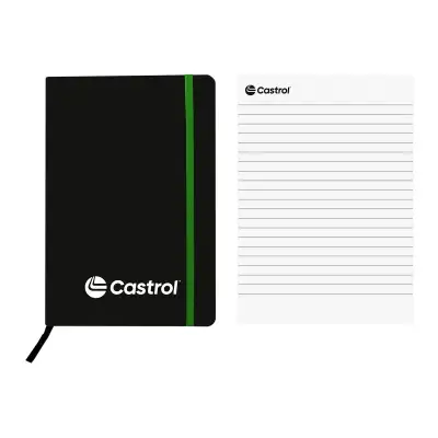 Castrol® Notebook with Elastic Band
