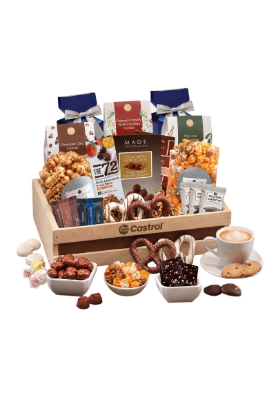 Holiday Crate full of Snacks