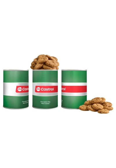 4" Canister with Mini Chocolate Chip Cookie